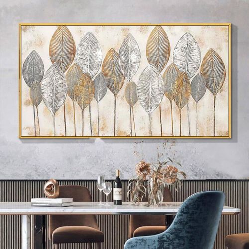 Hand Painted Thick Textured Abstract Gold Foil Oil Painting on Canvas Oil Modern Painting Fine Art Picture No Frame Hand Painted Thick Textured Abstract Gold Foil Oil Painting on Canvas Oil Modern Painting Fine Art Picture No Frame